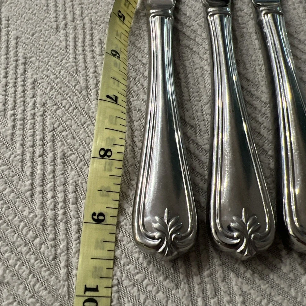 Lenox BUTLER'S GOURMET SALAD FORKS 18/8 Stainless Glossy 9.25